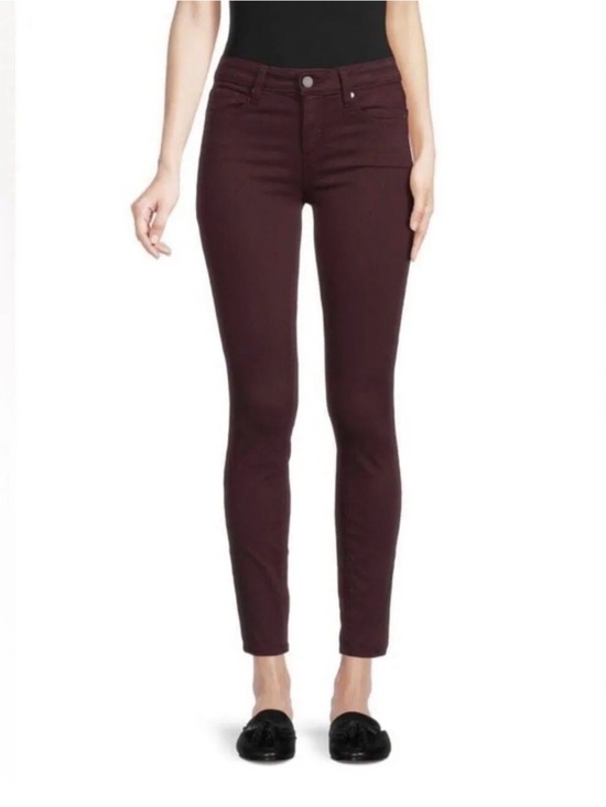 PAIGE Denim - PAIGE $189 Verdugo Ultra Skinny Jeans in Dark Wine 25